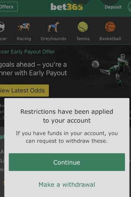 bet365 blocked my account - bet365 restrição